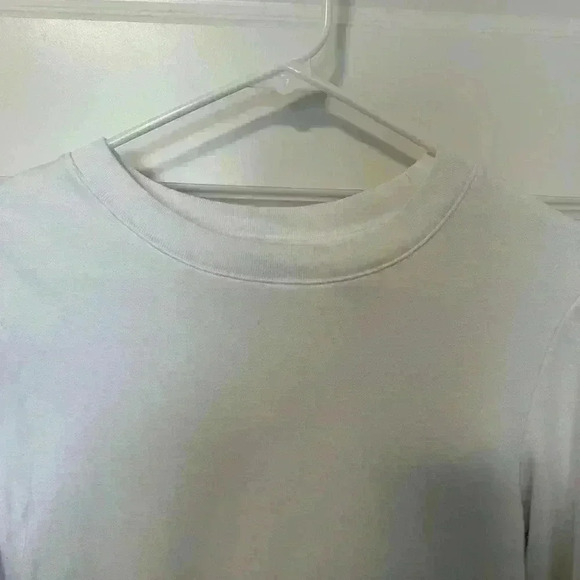 Banana Republic Women’s White  Crewneck Sweater with Lace Detailing Size Small - Picture 4 of 5